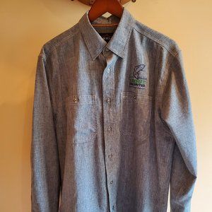 Orvis Tech Work Fishing Shirt Chambray - Medium